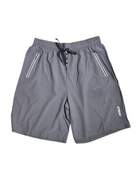 NWOT | Carbon Grey Technical Performance Athletic Shorts Zipper Pockets | XLarge